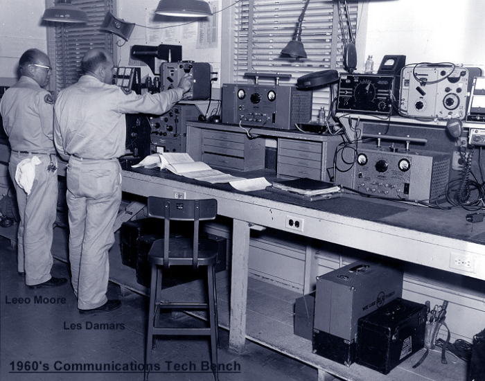 1960's Communications Tech Bench