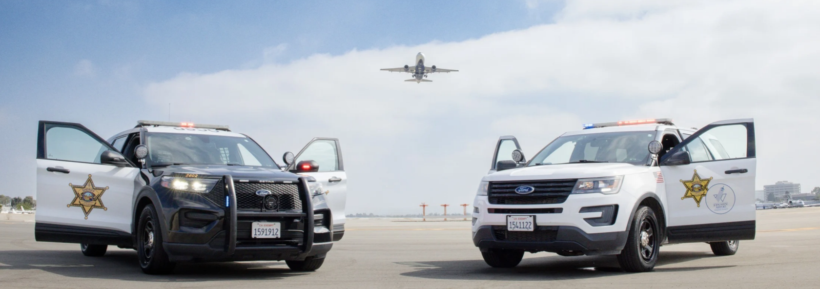 Photo of patrol units at John Wayne Airport