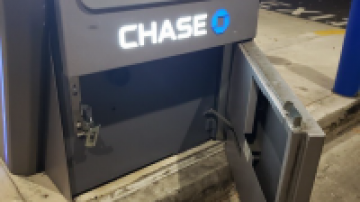Broken CHASE ATM machine