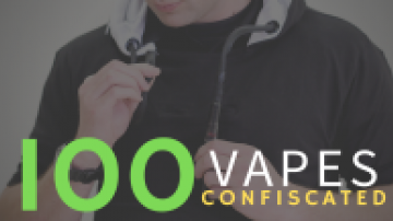 100 vapes confiscated