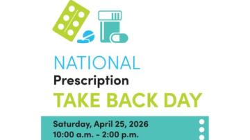graphic image for prescription take back day 2026