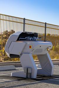 Photo of drone before deployment in the DFR program