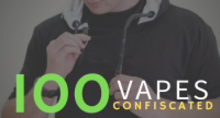 100 vapes confiscated