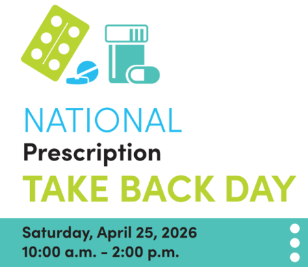 Graphic for 2026 Drug Take Back Day